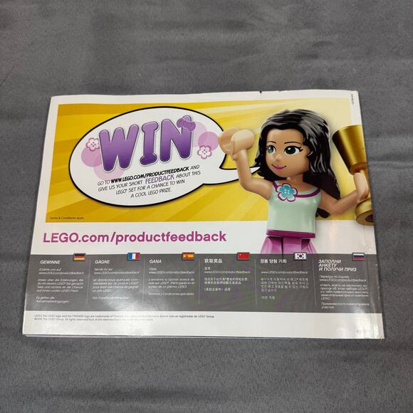 Lego Friends 41130 Instruction Manual Amusement Park Roller Coaster BOOK ONLY - Picture 6 of 6